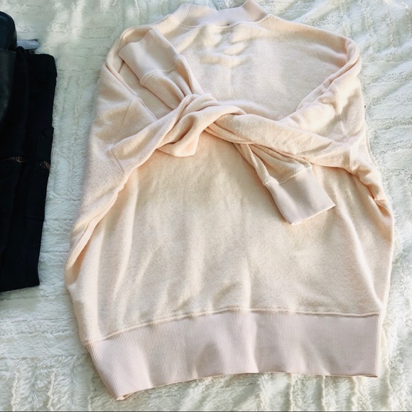 Topshop | pale pink oversized mock sweater • 4 - Picture 6 of 6